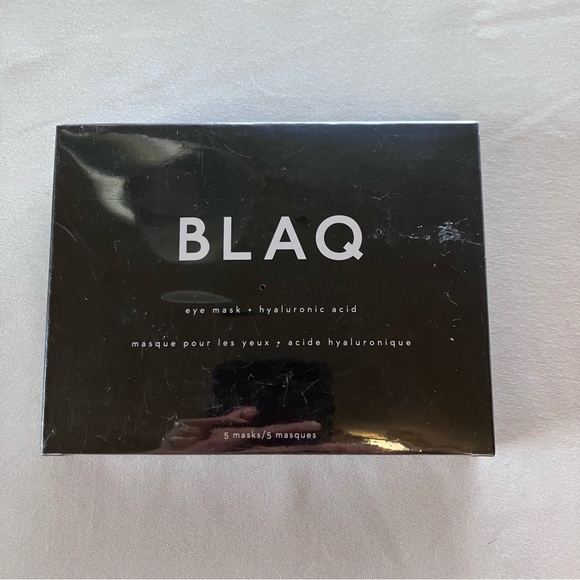 🖤2FOR$30 NWT BLAQ Hyaluronic Acid Eye Masks-5 Pairs Brand New&Sealed - Picture 2 of 3